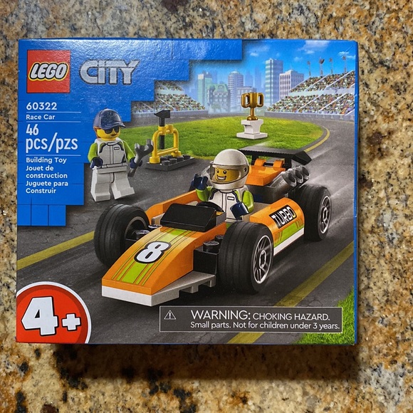 LEGO® City Vehicles Cement Mixer Truck 60325 [New Toy] 60322 Race Car - Picture 4 of 6